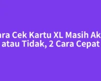 Cara Cek Kartu XL Masih Aktif atau Tidak, 2 Cara Cepat