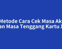 3 Metode Cara Cek Masa Aktif dan Masa Tenggang Kartu XL