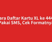 Cara Daftar Kartu XL ke 4444 Pakai SMS, Cek Formatnya