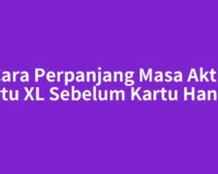 Cara Perpanjang Masa Aktif Kartu XL Sebelum Kartu Hangus