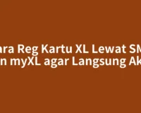 Cara Reg Kartu XL Lewat SMS dan myXL agar Langsung Aktif