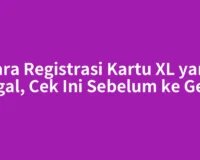 Cara Registrasi Kartu XL yang Gagal, Cek Ini Sebelum ke Gerai