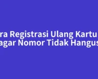 Cara Registrasi Ulang Kartu XL agar Nomor Tidak Hangus