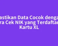 Pastikan Data Cocok dengan Cara Cek NIK yang Terdaftar di Kartu XL