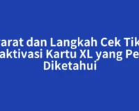 Syarat dan Langkah Cek Tiket Reaktivasi Kartu XL yang Perlu Diketahui