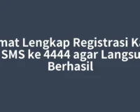 Format Lengkap Registrasi Kartu XL SMS ke 4444 agar Langsung Berhasil